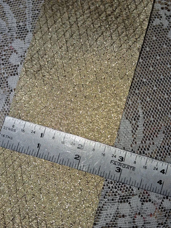 Metallic Diamond Pattern Ribbon - Picture 6 of 6